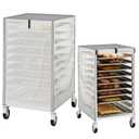 Pan Bun Rack Cover, PVC Frosted,High Density Waterproof Bread Rack Cover,Kitchen Bakery Single Rack Covers. (23"W x 28"D x 32"H)