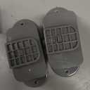 Reinforced 42 Extra Tall x 80 Wide Retractable Baby Gates with Rods to Prevent Crawling Through, Extra Tall Dog Gate for Large Openings Indoor Outdoor Long Mesh Gate for Stairs and Doorways, White