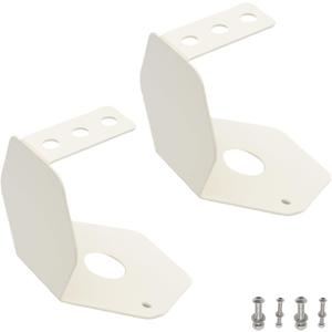 Watermelon Light Bracket Mirror Turn Signal Mounting Bracket Anti-Glare Angled Turn Signal Holder 304 Stainless Steel 2 PCS Bracket with 6 Screws and Bolts (No LED Light)