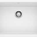 BLANCO, White 522429 PRECIS SILGRANIT Single Bowl Undermount Kitchen Sink