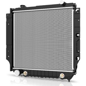 DWVO Radiator Complete Radiator Compatible with 1991-2006 Jeep Wrangler L6 4.0L 2003-2006 Wrangler L4 2.4L 1987-2002 Wrangler 2.5L L6 1987-1990 Wrangler 4.2L L6 CU2101