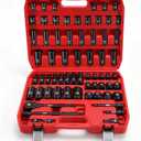 65-Piece 1/2" CR-Mo Steel Drive Impact Socket Set