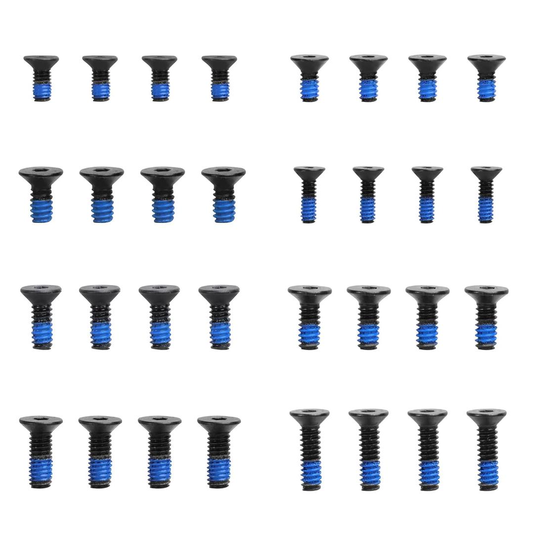 32 Pcs RMR Red Dot Screw Pack | Compatible with Glock 17/19/26/34 MOS/Brownell's and Other Aftermarket Slides/RMR Picatinny Adapters | Various Lengths and Sizes