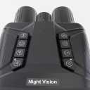 VISIOGEAR Night Vision Goggles - Eagle 4K Night Vision Binoculars for Adults, Dual Modes Binoculars with 5000mAh Battery, 32GB SD Card Included for Adventure and Surveillance, Black