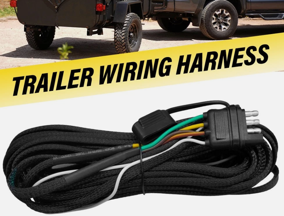 22FT 4 Pin Wire 5 Trailer Wiring Harness,Wishbond Trailer Light Kit 5 Wire 4 Pin