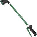 Watering Wand for Hanging Baskets & Windows, Lightweight 6-Spray Wand, Ergonomic Nozzle for Garden, Patio, Car Cleaning (Green, 24 Inch)