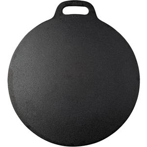 Victoria 12-Inch/30.5-Centimeter Cast Iron Tawa Dosa Pan, Cast Iron Pizza Pan and Crepe Pan with Loop Handle, Seasoned with Flaxseed Oil, Made in Colombia
