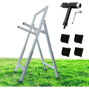 Archery Target Stand for Backyard, Foldable Metal Archery Target Stands for Straw & Point Bag Target Stand - Easy to Carry