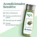 NaturVital Unisex Natural Sensitive Scalp, Hypoallergenic Hair Conditioner with Sage Extract to Add Shine & Moisture, Cruelty-Free & Paraben-Free