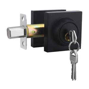Door Lock with Key (Black(Circle))