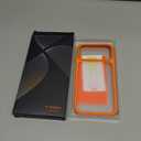 TORRAS Shockproof for iPhone 17 Pro Max Case with Camera Control Button, [12FT Military Grade Drop Protection] Enhanced Grip & Soft Touch Translucent 17 Pro Max Case with DIY Buttons, Neon Orange