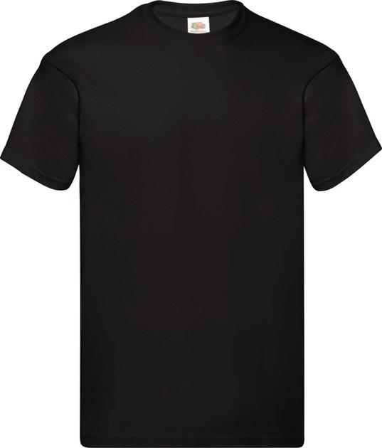 Fruit Of The Loom Men's T-shir Black XL