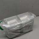 100 Count Clear Plastic Containers with Lids for Food, Thickened Disposable Sandwich Containers Clamshell Boxes for Cake Slice, Dessert, Hamburger, Salad, Pastry, Fruits, Takeout Tray