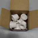 Fitvell 3/4" NPT Male x 1/2" NPT Female Threaded Reducer Bushing for PVC Pipe Fitting (Pack of 10)