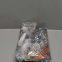 Horaldaily Regular Fitted Tablecloth 60 Inch Round, Boho Bohemia Vintage Country Rustic Farmhouse Distressed Washable Table Cover Elastic Edged for Dinning, Picnic, Camping, Banquet (Black)