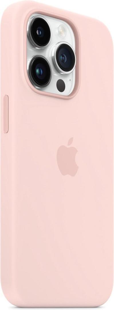 Apple iPhone 14 Pro Silicone Case with MagSafe - Chalk Pink