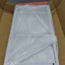 Office Desk Shelf Organizer, Wood Desktop Bookshelf Supplies Storage Rack, Shelf for Top of Desk and Dresser and Cubicle Decor Aesthetic Bookshelf (White White-Two Tier) (11.81Lx7.87xWx15.16H)