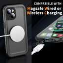 Cozycase TOP Military IP68 Waterproof Case for iPhone 13 Mini - Heavy Duty 360 Shockproof Full Body with Screen Camera Protector Double Water Dust Drop Proof Hard Rugged Tough Bumper Front Back Cover