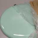 Bemis Classic Colors Slow Close Toilet Seat, Easy Clean Hinges and Durable Plastic Seat, Made in USA, Round, Ming Green