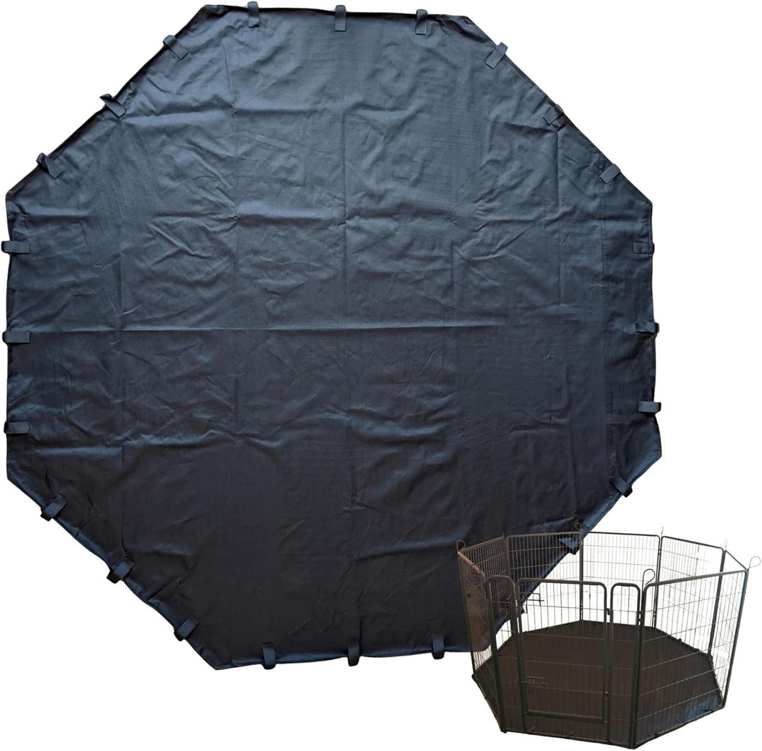 8‑Side Waterproof Base Liner Mat (Mat Only, Cage Not Included) – Fits 8‑Sided Pet Pens 96' x 90'