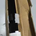Metal Fence Posts 4 FT Black, 10 Pack Heavy Duty U Posts
