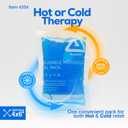 Dynarex Reusable Hot and Cold Gel Packs - 4" x 6" - Multi Purpose Compress for Injuries - Easy to Microwave or Freeze - First Aid, Sports, Home Use - 24 per Case