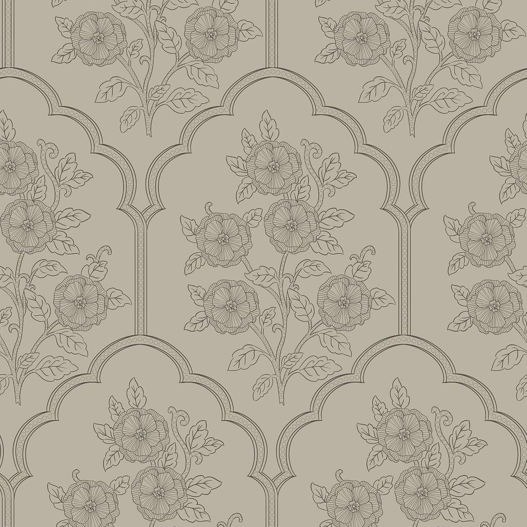 Safiyya 393"x17.3" Peel and Stick Wallpaper Floral Contact Paper Peel and Stick Vintage Wall Paper Self Adhesive Removable Wallpaper for Bedroom Covering Vinyl Rolls