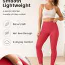 2 x Blue Breath Leggings for Women - High Waisted Yoga Pants Tummy Control Full Length Buttery Soft for Workout Athletic