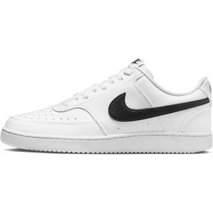 Nike Men's Court Vision Low Next Nature Shoes (11.5, White/Black/White)