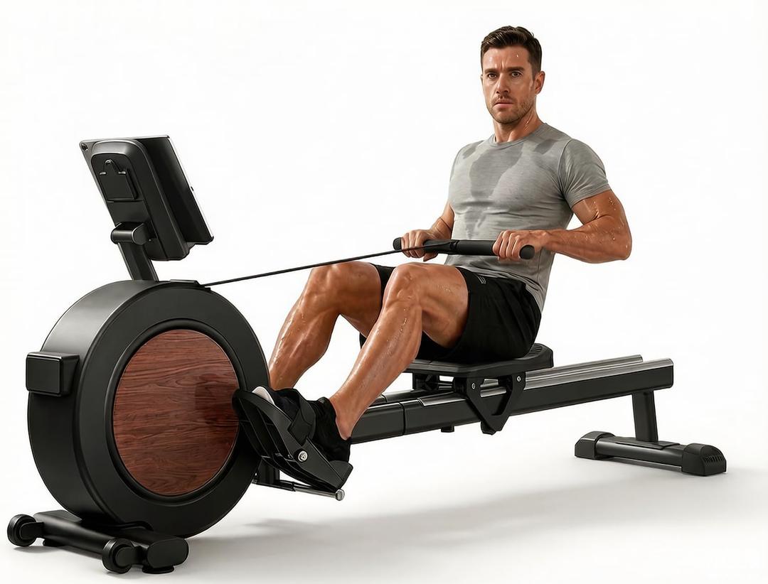 UMAY Rowing Machines for Home,Magnetic Rowing Machine with APP Support