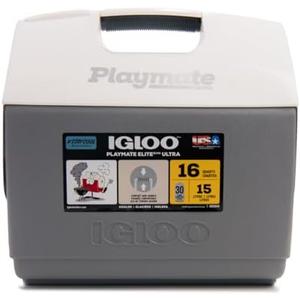 Igloo 00032501 Playmate Elite Ultra Mnscp, White, White, White, 16 QT, 30 Cans
