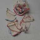 Zopeal 32 Pcs Flannel Cloth Baby Wipes Reusable Dispenser Washable Soft Natural Unbleached Baby Face Cloth Wipes 8 Colors Outer Stitching 8 x 8 Inches