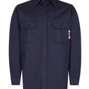 KONRECO FR Shirts for Men Button Down Flame Resistant HRC2 Men's Welding Shirts M