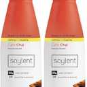 Soylent Cafe Chai Plant Protein Meal Replacement Shake, 14 oz, BB Date 07 FEB 2026 (Pack of 12)