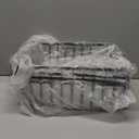 iSPECLE Freezer Organizer Bins - 4 Pack Stackable Deep Freezer Organizer Bins for 5 Cu.Ft Chest Freezer Easy Get Food from Bottom without Digging, Add Space Sort Store More Frozen Food, Black