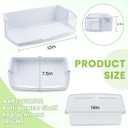 AAP73631502 LG Refrigerator Shelf Replacement (RIGHT) Compatible with Ken-more LG Refrigerator Door Bin LFX28968ST LMXS27626S - BY AMI PARTS