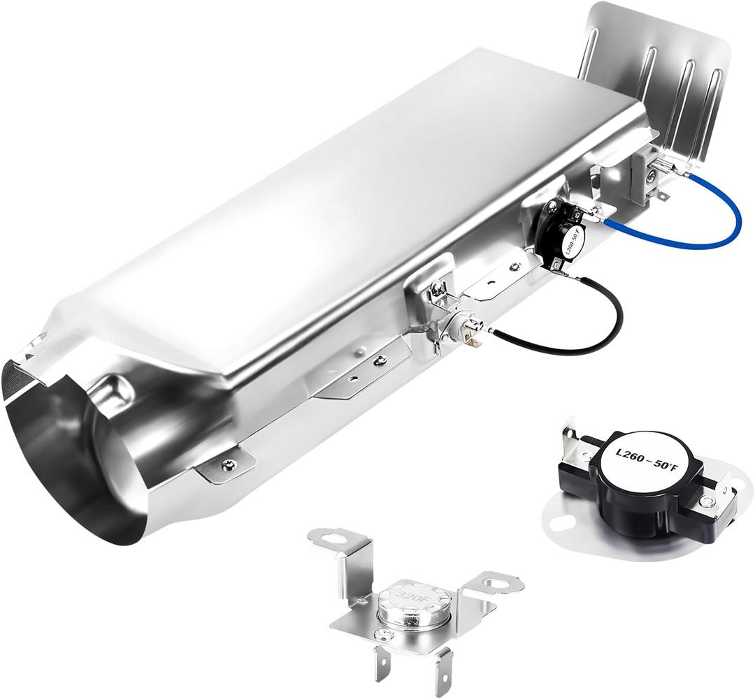 Dryer Heating Element Kit for sam-sung DVE45R6100P/A3 DVE50M7450P/A3 DVE45R6100W/A3 DVE45N5300W/A3 DVE45T6000W/A3 DVE50T5300C/A3 DV395ETPASU/A1 DV220AEW/XAA DV393ETPARA/A1 DVE50M7450W/A3 DV330AEW/XAA
