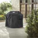51-Inch Grill Cover for Weber Spirit II 300 Series & Genesis 300, Heavy Duty Waterproof BBQ Cover Compatible with Spirit E-310 E-320, Water-Resistant Outdoor Grill Protector, Black