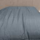 Monbix King Size Comforter Set - 7 Pieces Bed in a Bag King, Blue Green Bedding Sets with Comforter, All Seasons Comforter Bed Set with Sheets, Pillowcases & Shams (King(102"X90"))