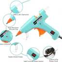 Hot Glue Gun Kit Mini: Mini Hot Glue Guns Kit with 30 Sticks Melt Glue Gun Craft for School DIY Arts Home Quick Repairs Multi-application