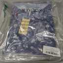 Ekouaer Women's Waffle Knit Pajama Sets Comfy Long Sleeve Lounge Sets 2 Piece Matching Pj Sets with Pockets (Blue, XL)