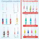 Kids Toothbrush Replacement Heads Compatible with Seago SG-513/SG-977/EK6, Compatible with Dada-Tech-BB1/977/K6,Compatible with Brush-Baby WildOnes/KIDZSONIC(18-36 Month)