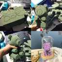 6 Pcs Floral Foam Blocks, 5.5"L x 3.1"W x 1.7"H Plant Foam, Green Dry & Wet Flower Foam for Fresh or Artificial Flower Arrangements, Florist Foam for Wedding, Birthdays, Home Decorations