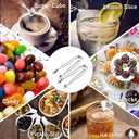 2 x Cheese Knife with Wooden Handle - Stainless Steel Blade for Hard & Soft Cheese, Ergonomic Grip for Charcuterie Board,Ideal Kitchen Gadget & Christmas Gift