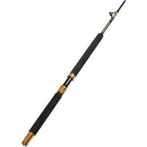 1-Piece/2-Piece Saltwater Offshore Heavy Trolling Rod Big Game Roller Rod Conventional Boat Fishing Pole (5 Feet 6 Inch, 30-50 lb/50-80 lb/80-120 lb) (2-Piece, 7 Feet)