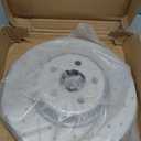 Dynamic Friction 830-31130R - Geoperformance Coated Drilled and Slotted Brake Rotor