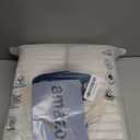 MooMee Striped Duvet Cover Set 100% Washed Cotton Linen Like Textured Breathable Durable Soft Comfy (White Tannish Linen Grey Wide Stripes, Oversized Queen 98"x98")