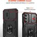 Case for Samsung Galaxy S26 Ultra Phone Cases with 2X Screen Protectors & Camera Cover,[Military Grade 20ft.] Shockproof/360 Magnetic Kickstand Protective Case for Galaxy S 26 Ultra 5G, Black