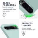 kwmobile Case Compatible with Google Pixel 9 Pro XL Case - TPU Silicone Phone Cover with Soft Finish - Mint Matte
