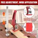 1 Pack Woodworking Quick Ratchet Bench Dog Clamps, Heavy Duty Hold Down Clamps for MFT Tables, Workbench Accessories for Wood Carving Routing Sanding
